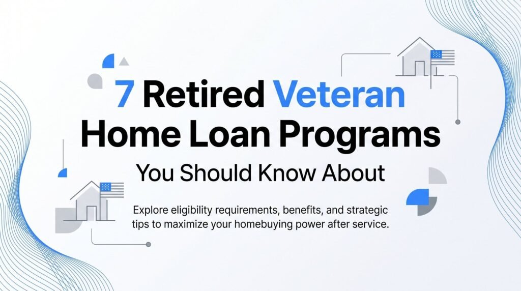 7 Retired Veteran Home Loan Programs You Should Know About